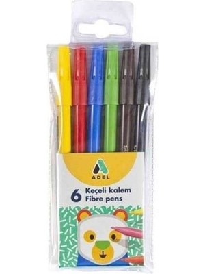Adel Keçeli Kalem 6 Renk 2220 222001