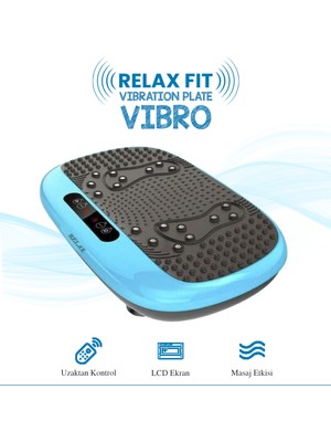 Relax Vibro Vibration Plate Egzersiz ve Titreşimli Basen Karın Kol Bacak Spor Aleti