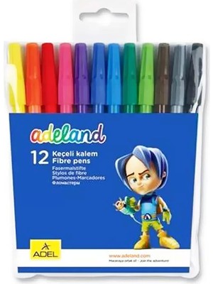 Adel Keçeli Kalem 12 Renk (2220213001)