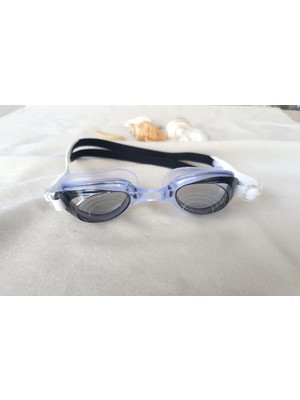 Deniz Gözlüğü Silikon Burun Tıkaçlı Sörf Yüzücü Gözlüğü Siyah