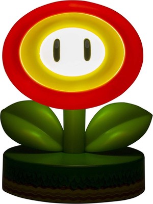 Paladone Super Mario Fire Flower Icon Lamba Işık Light Ateş Çiçeği Ikon Lambası