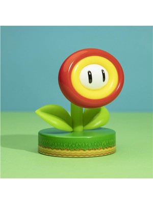 Paladone Super Mario Fire Flower Icon Lamba Işık Light Ateş Çiçeği Ikon Lambası