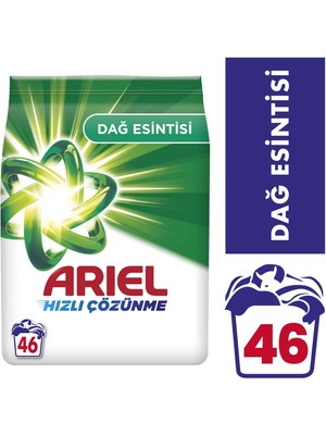 Ariel Dağ Esintisi 7 kg Hızlı Çözünme Toz Çamaşır Deterjanı