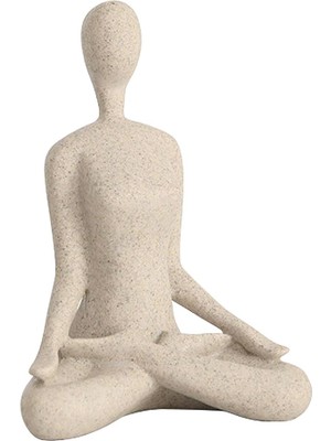 Aling Yoga Heykeli Heykel Meditasyon Figürinleri Ev Dekoratif . 5 x 16 cm  (Yurt Dışından)