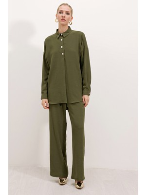 Bigdart 6631 Oversize Alt-Üst Takım - Haki