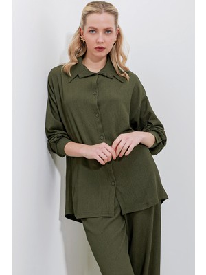 Bigdart 5858 Örme Ikili Takım - Haki