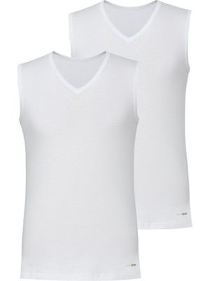 Blackspade Erkek Tshirt 2'li Paket Tender Cotton 9677 - Beyaz