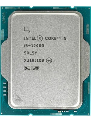 Intel Core I5 12400 2,5 Ghz 18 MB Cache 1700 Pin Işlemci