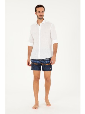 U.S. Polo Assn. Erkek Lacivert Deniz Şortu 50282936-VR033