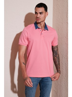 Buratti  Pamuk Düğmeli Regular Fit Polo Yaka T Shirt Erkek Polo Yaka T Shirt 5902134