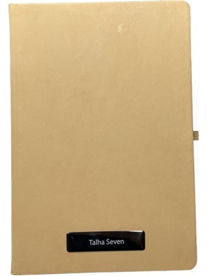 Eren Ofis Notebook Termo Deri 15X21 Kenar Boyalı Çizgili Lastikli Çizgili Defter - Kişiye Özel Isimli Hediye