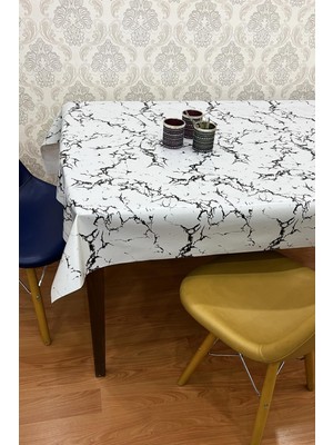 Pimula Home Pvc Kaymaz Elyaf Tabanlı Silinebilir Muşamba Masa ÖRTÜSÜ_190-A