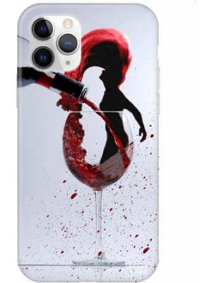 Gritty Apple iPhone 11 Pro Max Uyumlu   Şarap Telefon Kılıfı