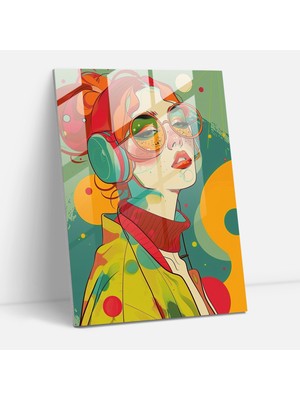 Painted Anarchy Cam Tablo 30 x 45 cm