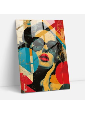 Painted Anarchy Cam Tablo 30 x 45 cm