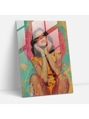 Painted Anarchy Cam Tablo 30 x 45 cm