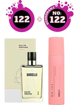 Bargello 122 Oryantal Kadın Parfüm ve Deodorant Seti Lüks Ambalajda 50 ml ve 150 ml