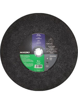 Hikoki 704026 355MM Metal Kesme Taşı