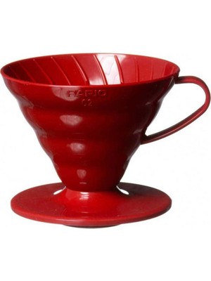 Hario V60 02 Dripper (Kırmızı Plastik)