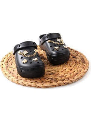 Papuçcity Apella E-800 Orto Pedik Yüksek Taban Hastane Plaj Kadın Taşlı Eva Terlik