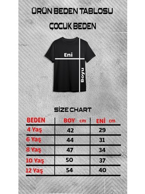 Elbiseciniz Unisex Bisiklet Yaka Grany Sırt Baskılı Siyah T-Shirt