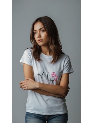 Baskiup Kadın Baskılı T-Shirt Kadın Tişört