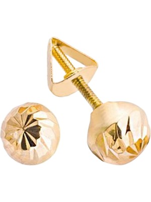 Güler Kuyumculuk Altın Top Küpe