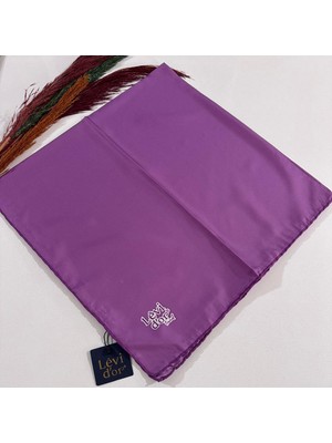 Levidor Levi'dor Trend Düz Renk Eşarp Mor LVB38