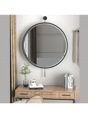 Amor Home Mirror Ayna Siyah Dekoratif Ayna, Makyaj Aynası Antre Ayna, Hol Koridor Ayna, Duvar Ayna, Salon Ayna, Mutfak Banyo Aynası, Wc Ofis Aynası