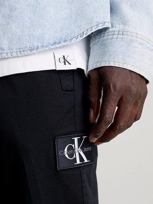 Calvin Klein Erkek Pamuklu Fitilli Skinny Chino Pantolon