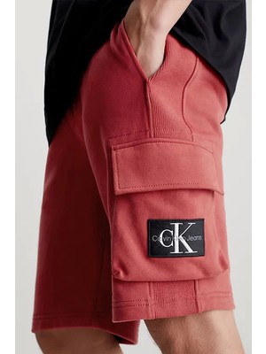 Calvin Klein Erkek Garnet Kargo Terry Jogger Şort