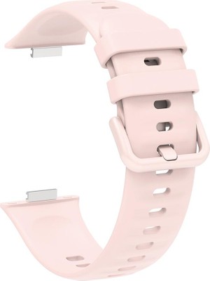 AktarMobile Huawei Watch Fit 3 Uyumlu Silikon Kordon Spor Kayış Soft Jel Band Özel Pim Tasarımı