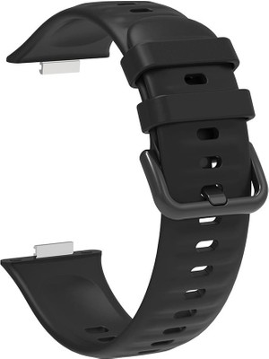 AktarMobile Huawei Watch Fit 3 Uyumlu Silikon Kordon Spor Kayış Soft Jel Band Özel Pim Tasarımı