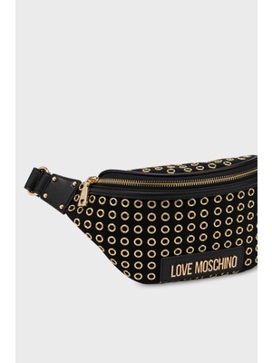 Love Moschino Logolu Fermuarlı Bel Çantası Bayan Bel Çantası JC4060PP1LLH100A