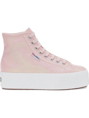 Superga 2708 Hı Top Lame Kadın Pembe Sneaker S4128DW-A0Q