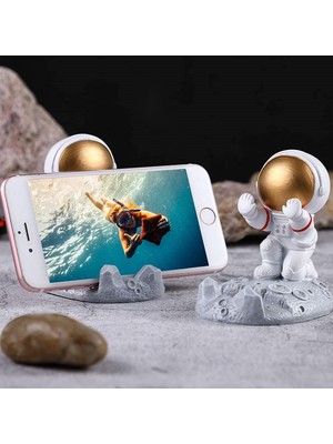 My Home Hediyelik Dekoratif Astronot Telefon Tutacağı