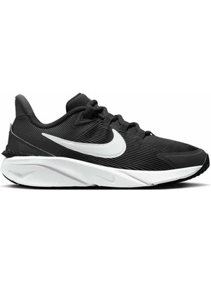 Nike Kadın Star Runner 4 Nn Sneaker Ayakkabı Siyah Nefes Alabilir Yapı Koşu ve Yürüyüş İçin İdeal
