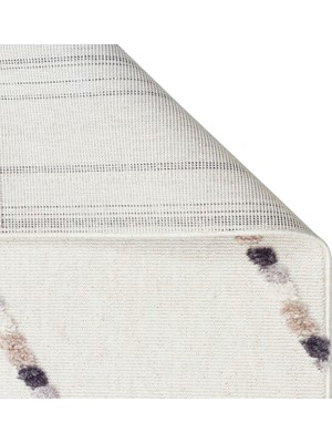 Eko Halı Terazzo White Beige Makine Halısı - Bej - 160X230 cm