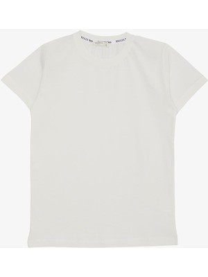 Breeze Erkek Çocuk Tişört Basic 4-14 Yaş, Ekru