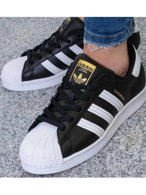 adidas Super Star W-1 Originals Kadın Sneaker Ayakkabı FV3286SIYAH-BYZ