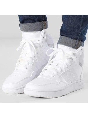 adidas Hoops Mid Originals V-1 Kadın Sneaker Ayakkabı GW0401BEYAZ