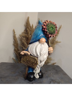 Gardenya Gnome Bahçe Şans Cücesi Burnuk Model 2