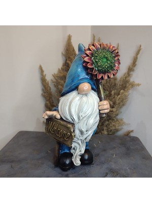 Gardenya Gnome Bahçe Şans Cücesi Burnuk Model 2