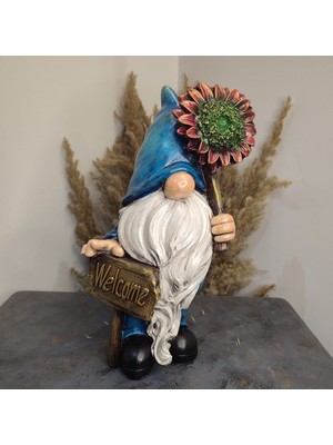 Gardenya Gnome Bahçe Şans Cücesi Burnuk Model 2