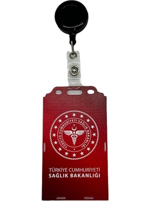 Sağlıkçı Shopping Sağlık Bakanlığı Temalı Dikey Kart Kabı Kart Koruyucu