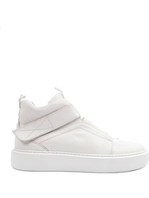 Tefani Store Uludağ Beyaz  Deri Erkek Spor Bot Sneaker