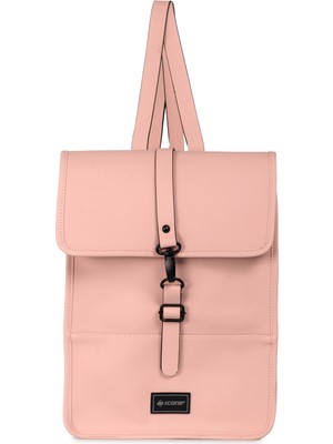 İcone Bag Mat Suni Deri Kanca Kapamalı Sırt Çantası