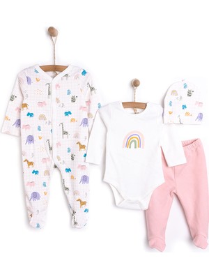 HelloBaby Yenidoğan 4lü Hastane Çıkışı Unisex