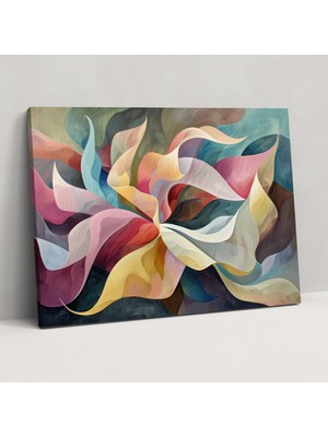 Painted Anarchy Kaprisli Soyut Sanat Duvar Sanatı - Soyut Sanat, Kanvas Tablo, Ev Dekorasyonu, Kanvas Tablo, 70X50