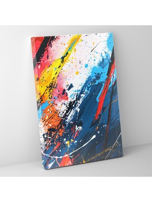 Painted Anarchy Ruhlu Işaretler Kanvas Tablo - Aksiyon Tablo, Aksiyon Resim, Ruhlu Işaretler, Ev Dekorasyonu, 50 x 70 cm